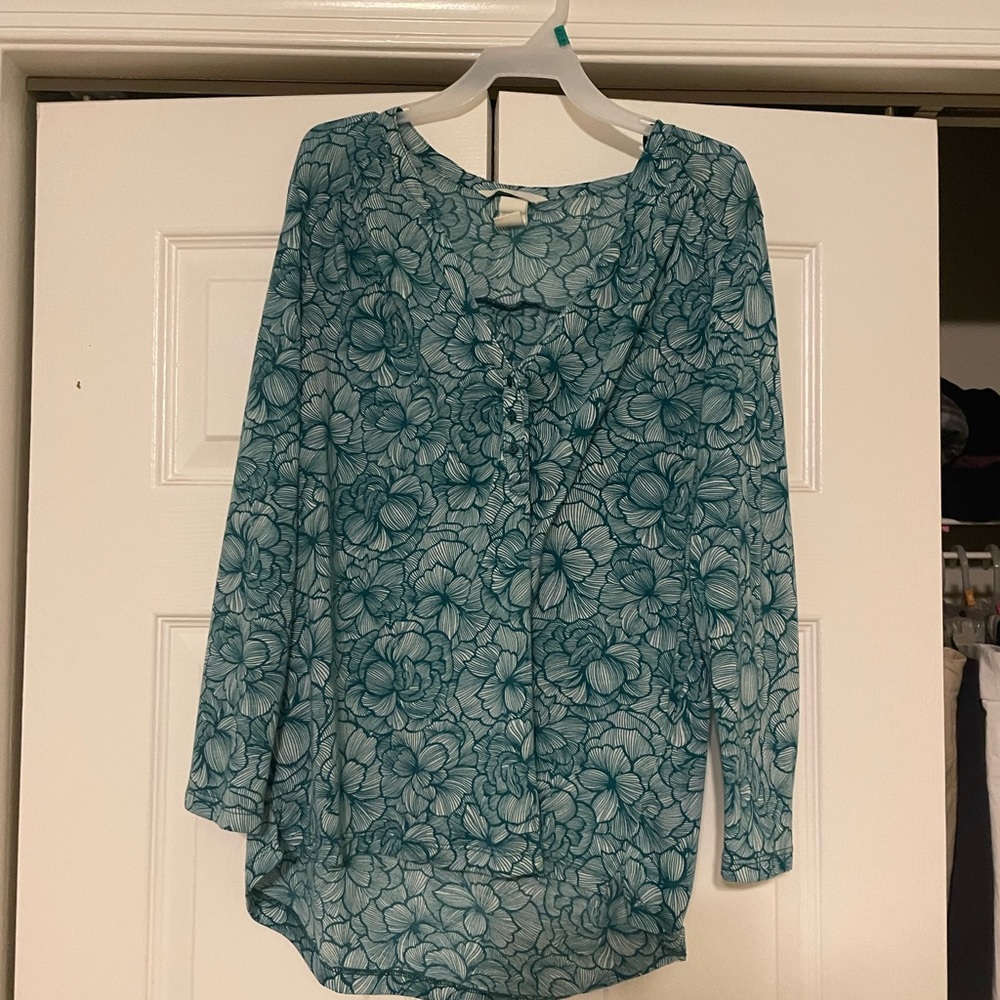 Turquoise Blouse